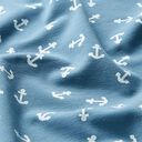Jersey coton Petite ancre – bleu clair/blanc, 