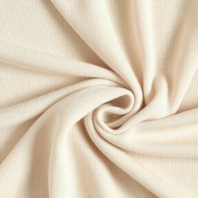 Tissu maille M&eacute;lange viscose super doux &ndash; beige clair, 