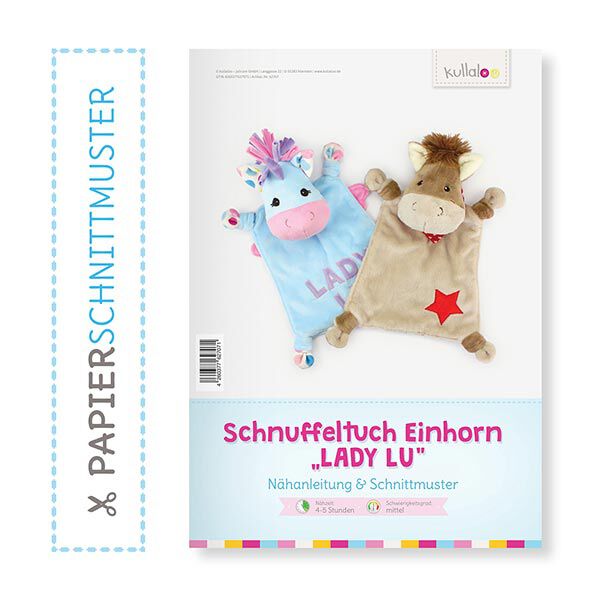 Coudre le doudou licorne : Patron en papier licorne / cheval "LADY LU" | Kullaloo, image number 1