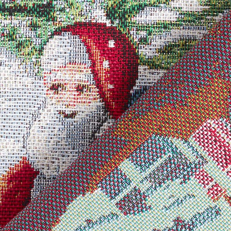 Panel Gobelin Lurex Père Noël – écru, image number 4