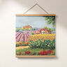 panneau décoratif Gobelin Paysage fleuri – carmin/beige clair,  thumbnail number 7