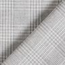 Tissu de coton léger à carreaux – gris clair/blanc,  thumbnail number 4