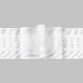 Ruban plissé 3x, 26 mm – blanc | Gerster, 
