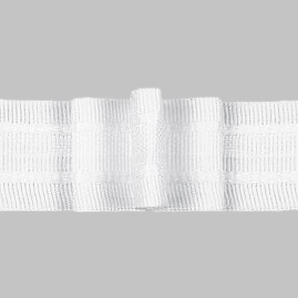 Ruban plissé 3x, 26 mm – blanc | Gerster,  image number 1