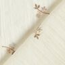 Voile crinkle broderie florale – écru/marron clair,  thumbnail number 4