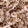 Tissu en coton Cretonne Fleurs rétro – olive/rosé,  thumbnail number 2