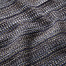 Tissu pour manteau Fil scintillant texturé – bleu nuit/dune,  thumbnail number 2