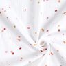 Tissu double gaze de coton Pois colorés – blanc,  thumbnail number 3