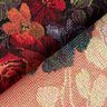 Tissu de décoration Gobelin bouquets de fleurs – noir/terre cuite,  thumbnail number 4