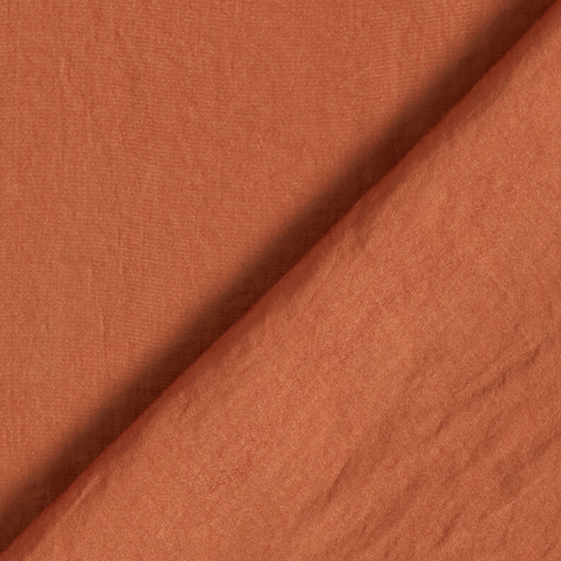 Tissu léger pour chemisier crinkle uni – bronze,  image number 3