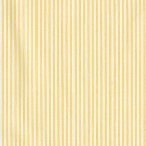 Mélange coton viscose Rayures – jaune curry/écru, 