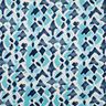 Jersey viscose Ikat-Muster – bleu ciel/bleu nuit,  thumbnail number 1