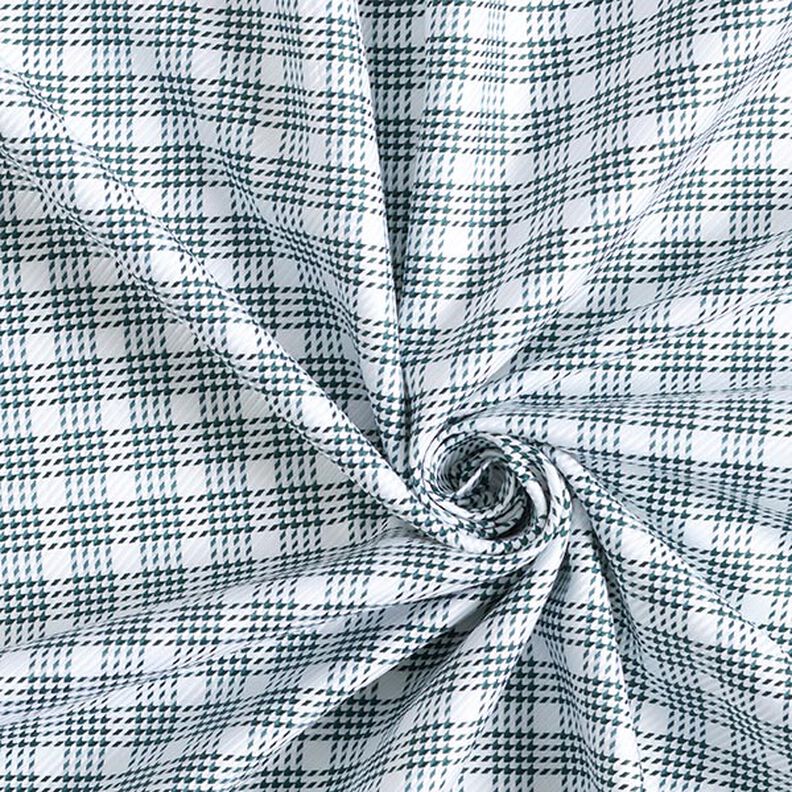 Tissu pour chemisier Pied de poule – blanc/anthracite,  image number 3