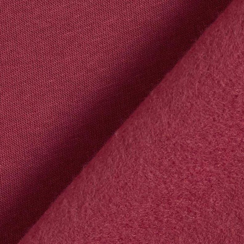 Sweatshirt gratté – rouge bordeaux,  image number 5