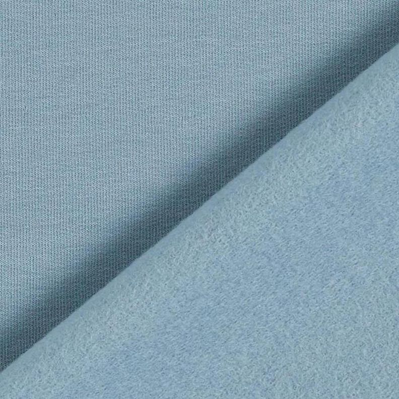 Molleton coton léger uni – bleu pigeon,  image number 5