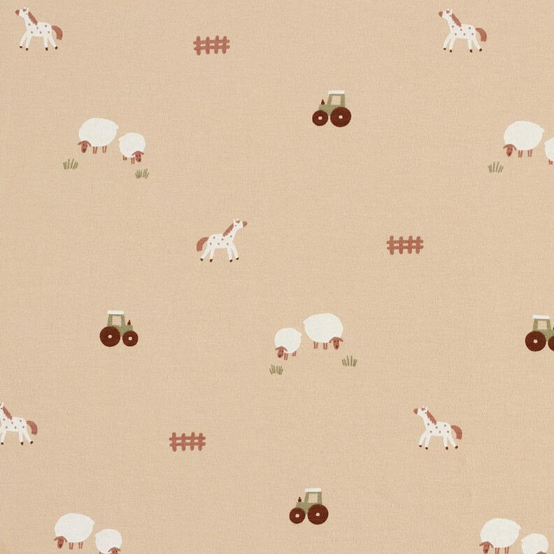 Jersey coton Ferme – amande,  image number 1