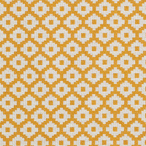 Tissu d'extérieur jacquard Losanges – moutarde, 