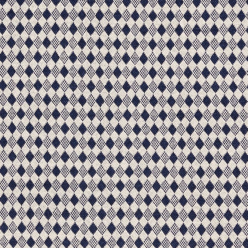Jersey romanite Mini losanges – beige clair/bleu marine,  image number 1