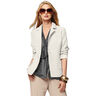 Jacquard pour vêtements Lignes serpentines scintillantes – blanc/argent,  thumbnail number 7