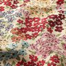 Tissu de décoration Gobelin Splendeur des fleurs – beige clair/rouge,  thumbnail number 2