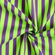 Tissu de carnaval Bandes verticales – jaune fluo/lilas,  thumbnail number 3