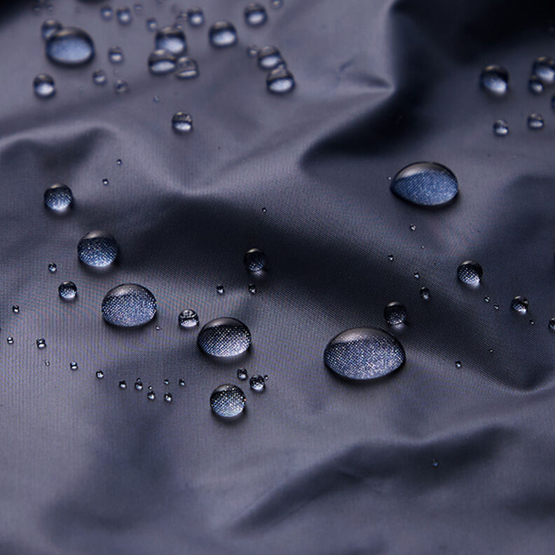 Tissu pour veste hydrofuge ultra léger – bleu marine,  image number 5