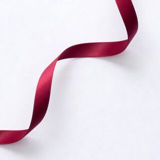 Ruban de satin [9 mm] – rouge bordeaux, 