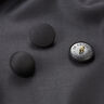Bouton recouvert Gloss – noir,  thumbnail number 4