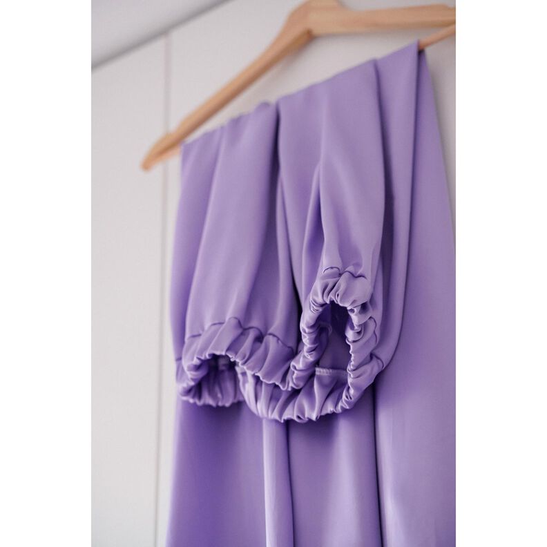 Satin viscose Uni – lilas pastel,  image number 7