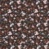 Jersey coton Mille-fleurs – marron noir,  thumbnail number 1