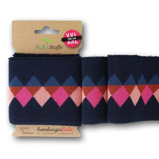 GOTS Bord-côtes CUFF ME ICON [140 cm | 7,5 cm] | Albstoffe | Hamburger Liebe, 