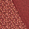 Tissu en coton Popeline Roses classiques – rouge foncé/or,  thumbnail number 4