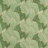 Tissu de décoration Gobelin Mer de feuilles – vert clair/noir,  thumbnail number 1
