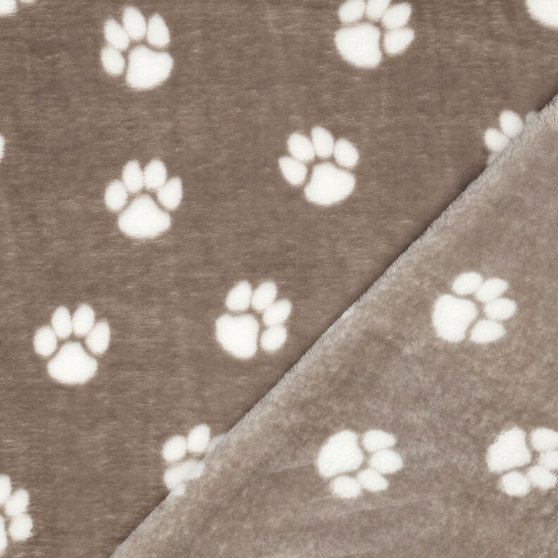 Polaire douillet Pattes d’animaux | by Poppy – taupe clair/ivoire,  image number 4