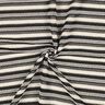 Tissu maille rayures | Poppy Fabrics – noir/écru,  thumbnail number 3