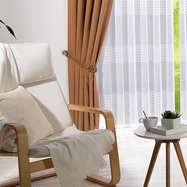 Embrasse avec nœud décoratif [80cm] – gris bleu | Gerster,  image number 4