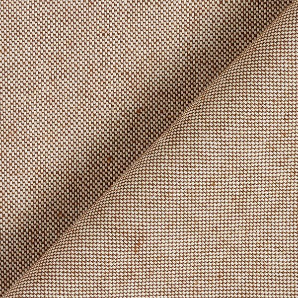 Tissu de décoration Semi-panama chambray recyclé – marron moyen,  image number 3