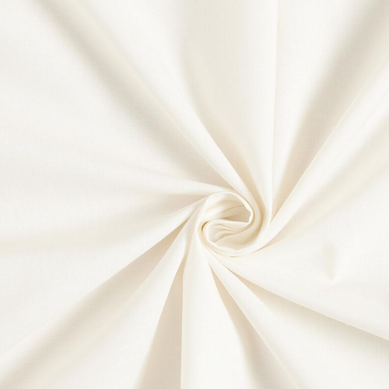 Tissu en coton Cretonne Uni – écru, image number 1