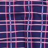 Popeline coton Carreaux ondulés | Poppy Fabrics – indigo/rose,  thumbnail number 2