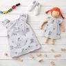 Tissu double gaze de coton Animaux et bateaux – blanc/argent,  thumbnail number 6