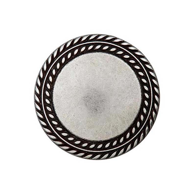 Bouton en métal œillet – argent ancien métallique,  image number 1