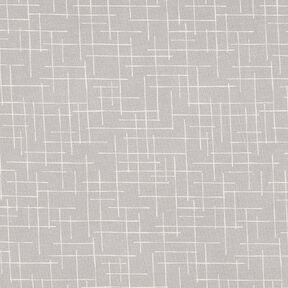 Jersey de coton carreaux interrompus – gris clair, 