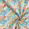 Tissu en coton Cretonne Feuilles et brindilles délicates – blanc/rose clair,  thumbnail number 3