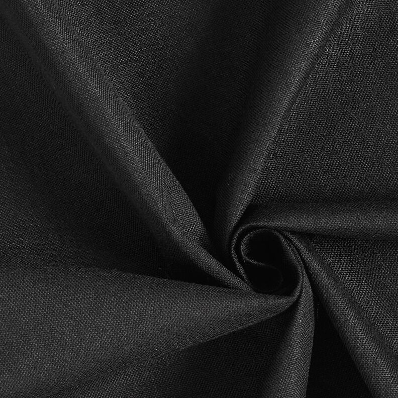 Tissu opaque Chiné – noir,  image number 1