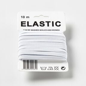 Bande en caoutchouc [10 m | 5 mm] – blanc, 