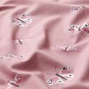 Jersey coton Papillons | PETIT CITRON – vieux rose, 