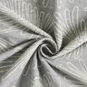 Tissu de décoration Jacquard Contours de feuilles – gris,  thumbnail number 3