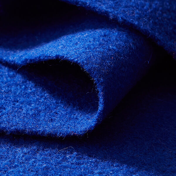 Loden de laine foulé – bleu roi,  image number 4