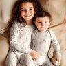 Jersey coton Tiere im Wald Impression numérique | Poppy Fabrics – ivoire/anémone,  thumbnail number 5