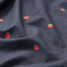 Jersey coton Fraises en aspect jean Impression numérique – gris bleu/rouge feu,  thumbnail number 2
